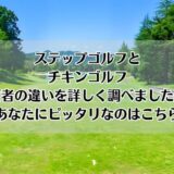 ステップゴルフとチキンゴルフを5つのポイントで比較【どちらがおすすめ？】