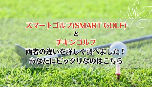 スマートゴルフ(SMART GOLF)とチキンゴルフを5つのポイントで比較【どちらがおすすめ？】