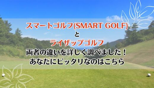 スマートゴルフ(SMART GOLF)とライザップゴルフを5つのポイントで比較【どちらがおすすめ？】